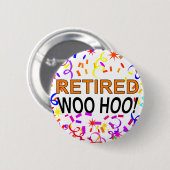 Remüde Woo Hoo Confetti Party Button (Vorne & Hinten)