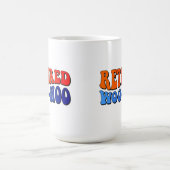 Remüde Woo Hoo Vintag Groovy Text Kaffeetasse (Mittel)