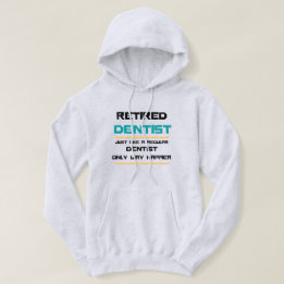 Remüde Zahnarzt Funny Ruhestandsgeschenk Hoodie