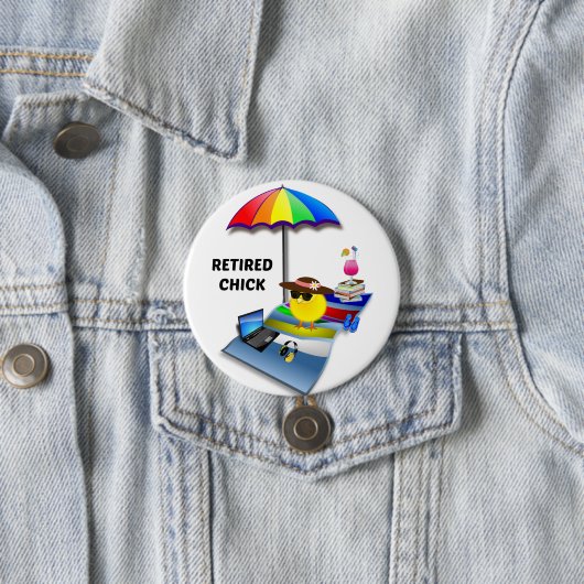 Remüden Chick Button (Beispiel)