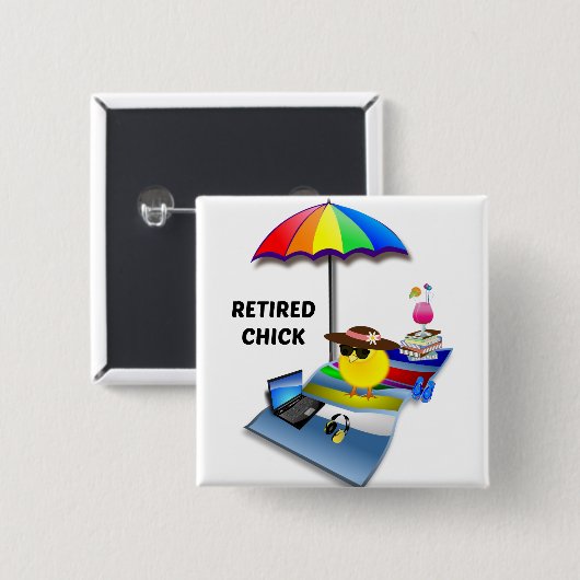 Remüden Chick Magnet Button (Vorne & Hinten)