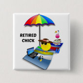 Remüden Chick Magnet Button (Vorderseite)