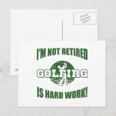 Remüden Golf Lover Postkarte (Vorne/Hinten)