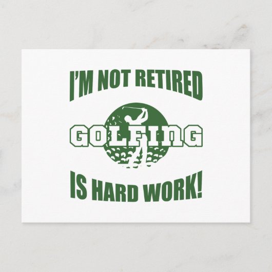 Remüden Golf Lover Postkarte (Vorderseite)