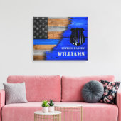 Remüden Officer Canvas Print Leinwanddruck (Insitu (Wohnzimmer))