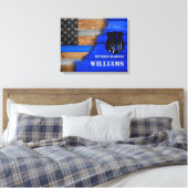 Remüden Officer Canvas Print Leinwanddruck (Insitu (Schlafzimmer))