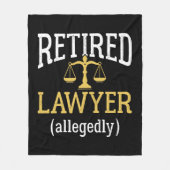 Remüder Anwalt angeblich Fleecedecke (Vorderseite)