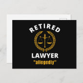 Remüder Anwalt angeblich Postkarte (Vorne/Hinten)