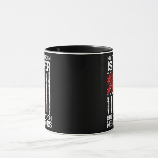 Remüder Feuerwehrmann Thin Red Line Funny Tasse (Zentrum)