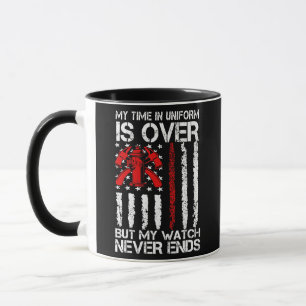 Remüder Feuerwehrmann Thin Red Line Funny Tasse
