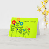 Remüder Librarian Card Bloral Karte (Gelbe Blume)