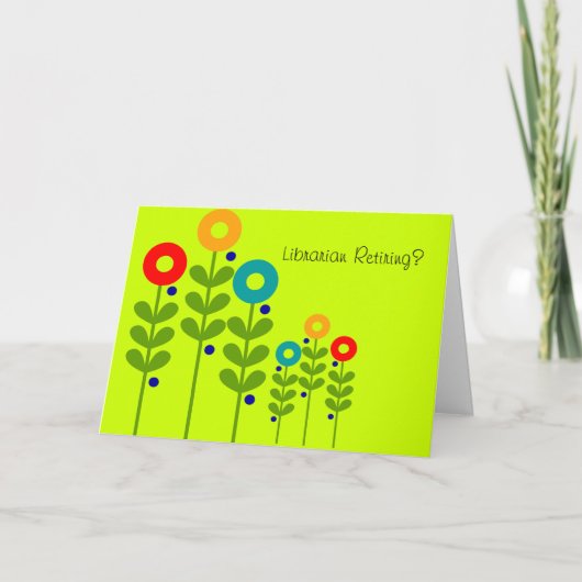 Remüder Librarian Card Bloral Karte (Vorderseite)