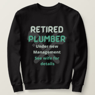 Remüder Plumber unter neuer Leitung blau Sweatshirt