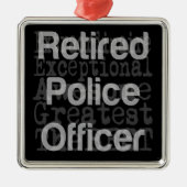 Remüder Polizeibeamter Extraordinator Ornament Aus Metall (Vorne)