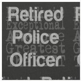 Remüder Polizeibeamter Extraordinator Stoff (Nahaufnahme)