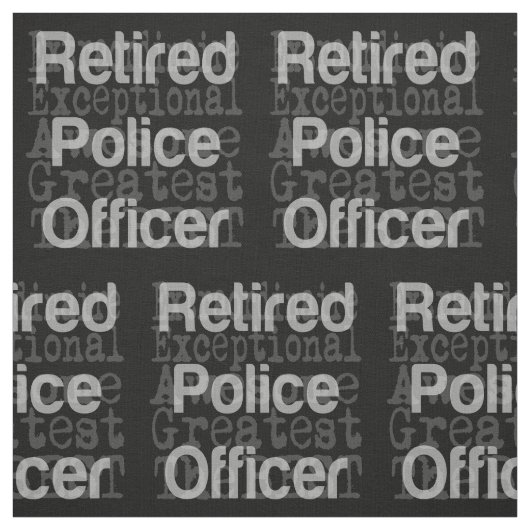 Remüder Polizeibeamter Extraordinator Stoff (Muster)