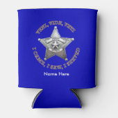 Remüder stellvertretender Sheriff Shield Custom Ca Dosenkühler (Vorderseite)