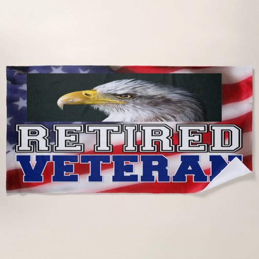 Remüder Veteran Strandtuch (Vorderseite)