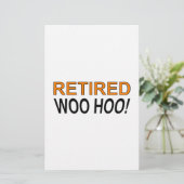 Remüo Woo Hoo Briefpapier (Stehend Vorderseite)