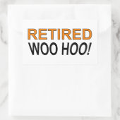 Remüo Woo Hoo Rechteckiger Aufkleber (Tasche)