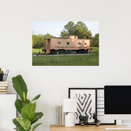 Remüose Caboose Print Poster (Heimbüro)