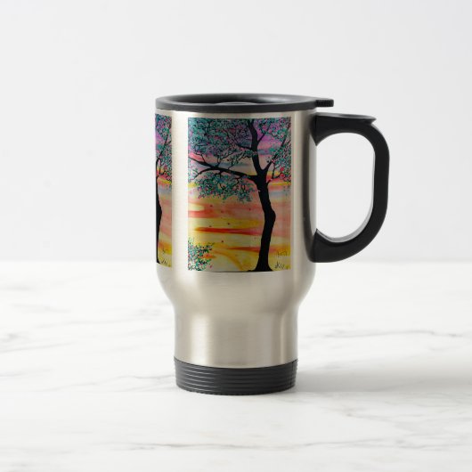 Remy and Ky Painted Tree Cup Reisebecher (Rechts)