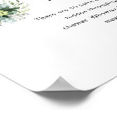 REMY Baby Sock Hunt Baby Shower Game Poster (Ecke)