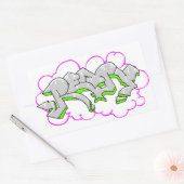 Remy Name Graffiti Rechteckiger Aufkleber (Umschlag)