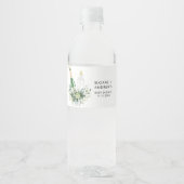 REMY Poppin Flaschen Babydusche Wasserflaschenetikett (Vorderseite)