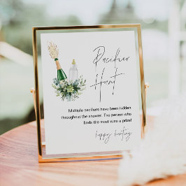 REMY Schnuller Hunt Baby Shower Spielzeichen Poster