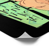 Ren &amp; Stimpy No Sir I Don’t Like It  Poster (Ecke)