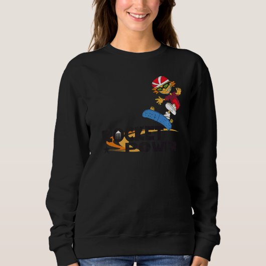 Ren and Stimpy Otto's Skateboard Tricks Sweatshirt (Vorderseite)