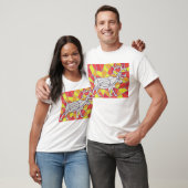 Ren auf Buntglas T-Shirt (Unisex)