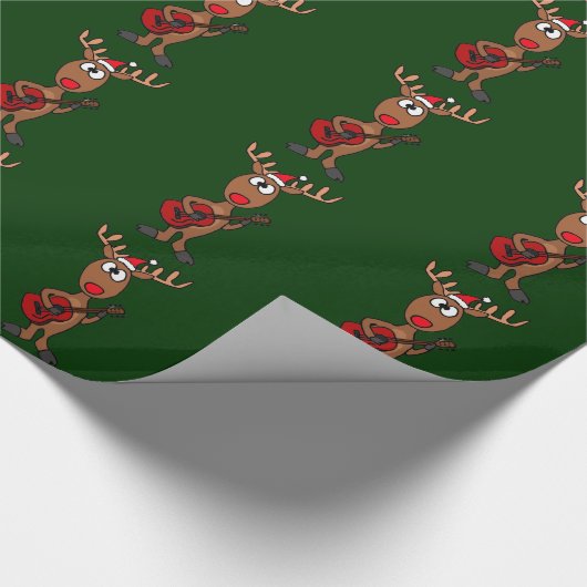 Ren, das Gitarren-Geschenk-Verpackung spielt Geschenkpapier (Ecke)