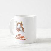 Ren-Dilemma Kaffeetasse (Vorderseite Links)