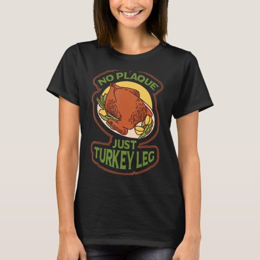 Ren Fair Renaissance Knight Cosplay Turkey Leg T-Shirt (Vorderseite)