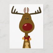 Ren Feiertagspostkarte (Vorderseite)
