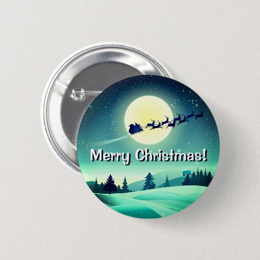 Ren-Fliegen-Pferdeschlitten Button (Vorne & Hinten)