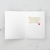 Ren-Frohe Festtage Feiertagskarte (Innenseite)