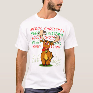 Ren-frohe Weihnacht-T - Shirt