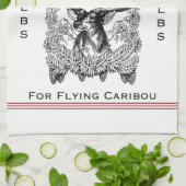 Ren füttern Küchen-Tuch Geschirrtuch (Gefaltet)