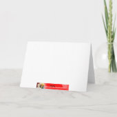 Ren-glückliches Weihnachtskarte Feiertagskarte (Rückseite)