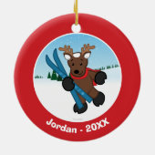 Ren Keramikornament (Hinten)