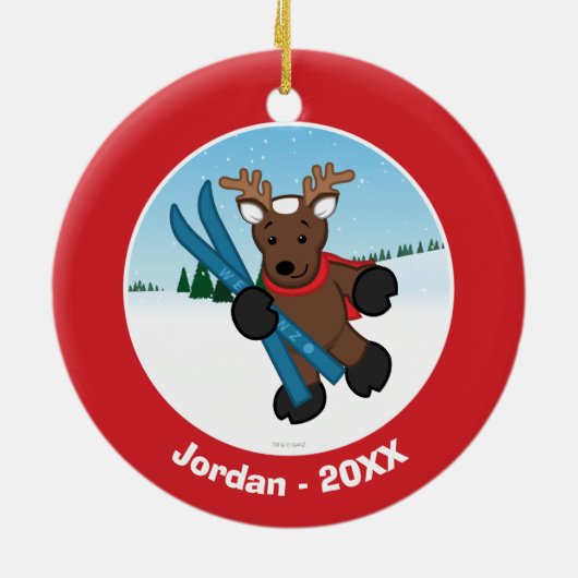 Ren Keramikornament (Hinten)