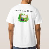 Ren Lager-Stoß-Crew T-Shirt (Rückseite)