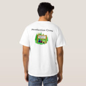 Ren Lager-Stoß-Crew T-Shirt (Schwarz voll)