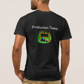 Ren Lager-Stoß-Team T-Shirt (Rückseite)