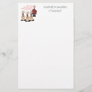 Ren-liebes Sankt-Shirt Briefpapier