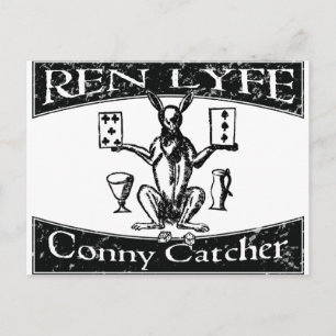 Ren Lyfe: Bedrückter Robert Greene Conny-Catcher Postkarte