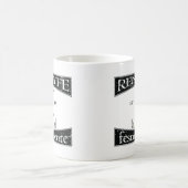 Ren Lyfe: Beunruhigter Aldus Festina Lente Kaffeetasse (Mittel)